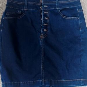 WAX JEAN Denim Skirt